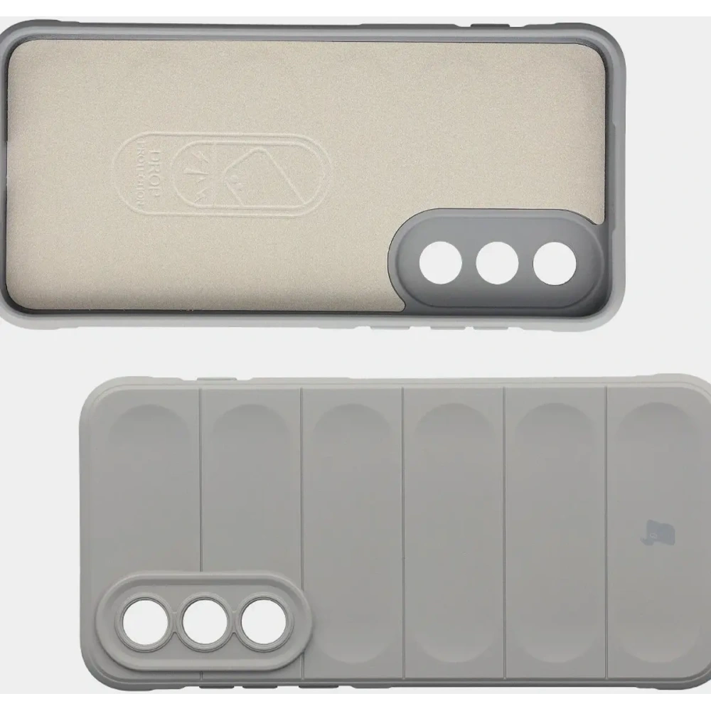 Pancerne etui Bizon Case Tur do OnePlus Nord 5 jasnoszare