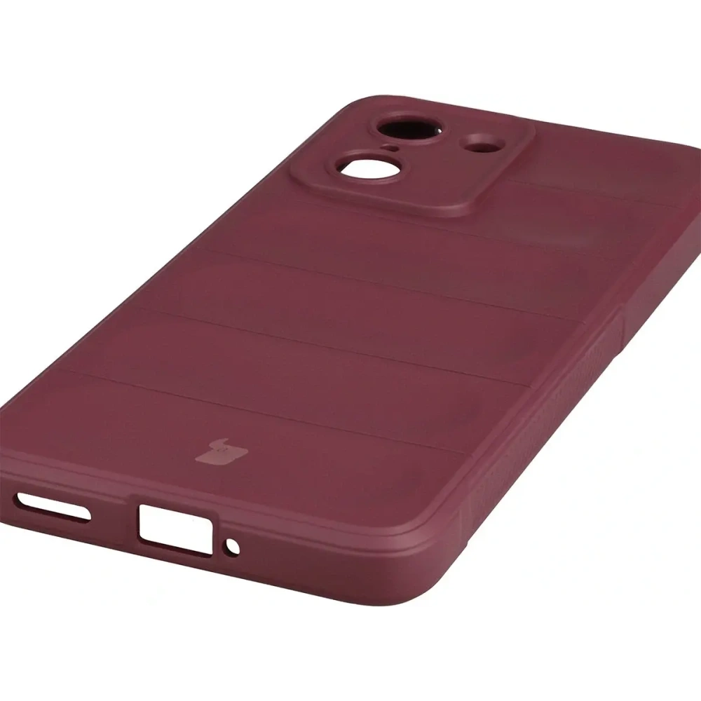 Pancerne etui Bizon Case Tur do OnePlus Nord CE5 5G burgundowe
