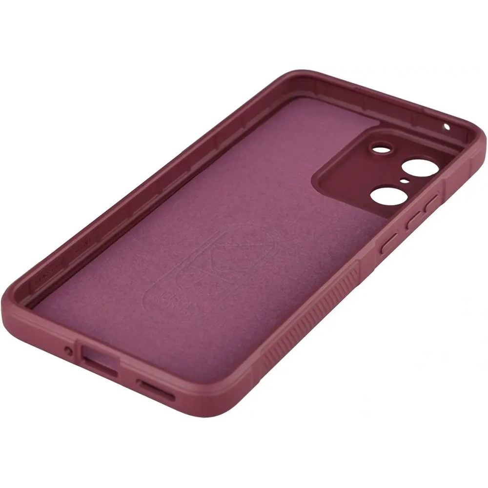 Pancerne etui Bizon Case Tur do OnePlus Nord CE5 5G burgundowe