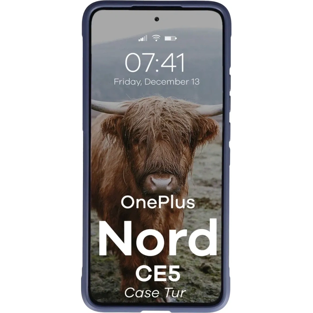 Pancerne etui Bizon Case Tur do OnePlus Nord CE5 5G granatowe
