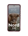 Pancerne etui Bizon Case Tur do OnePlus Nord CE5 5G burgundowe