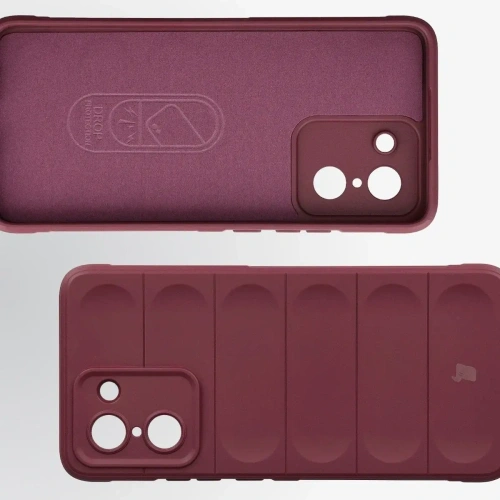 Pancerne etui Bizon Case Tur do OnePlus Nord CE5 5G burgundowe