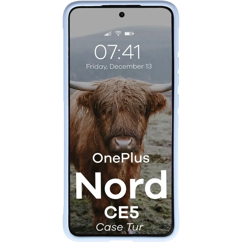 Pancerne etui Bizon Case Tur do OnePlus Nord CE5 5G jasnoniebieskie