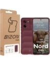 Pancerne etui Bizon Case Tur do OnePlus Nord CE5 5G burgundowe
