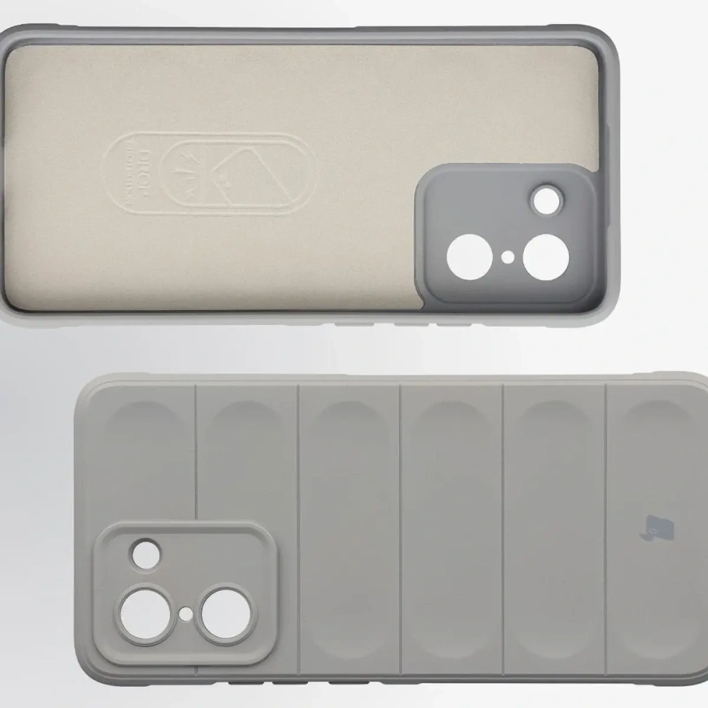 Pancerne etui Bizon Case Tur do OnePlus Nord CE5 5G jasnoszare