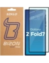 Szkło hartowane Bizon Glass Edge 2 do Samsung Galaxy Z Fold7 czarna ramka