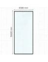 Szkło hartowane Bizon Glass Edge 2 do Samsung Galaxy Z Fold7 czarna ramka