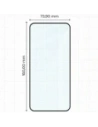 Szkło hartowane Bizon Glass Edge 2 do OnePlus Nord 5 czarna ramka