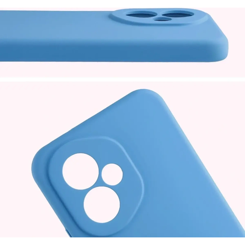 Silikonowe etui Bizon Soft Case do Honor 400 niebieskie