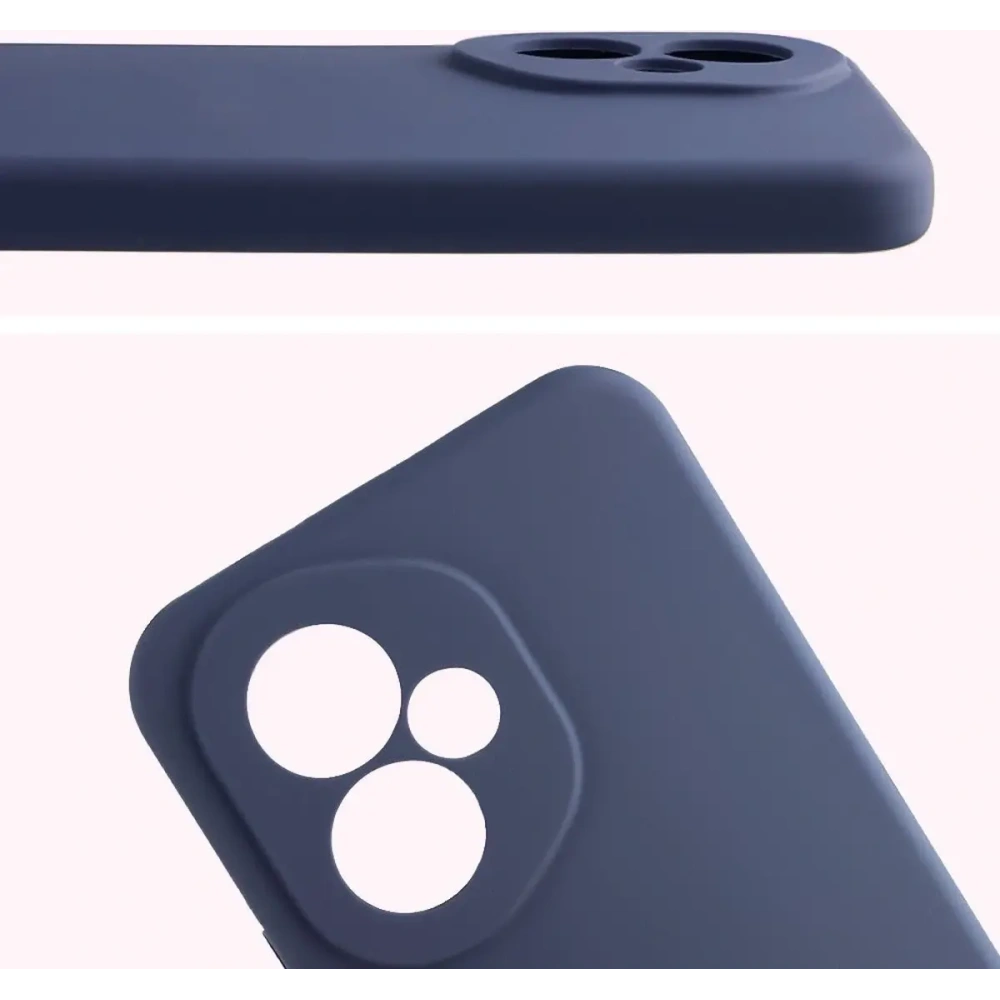 Silikonowe etui Bizon Soft Case do Honor 400 ciemnoniebieskie