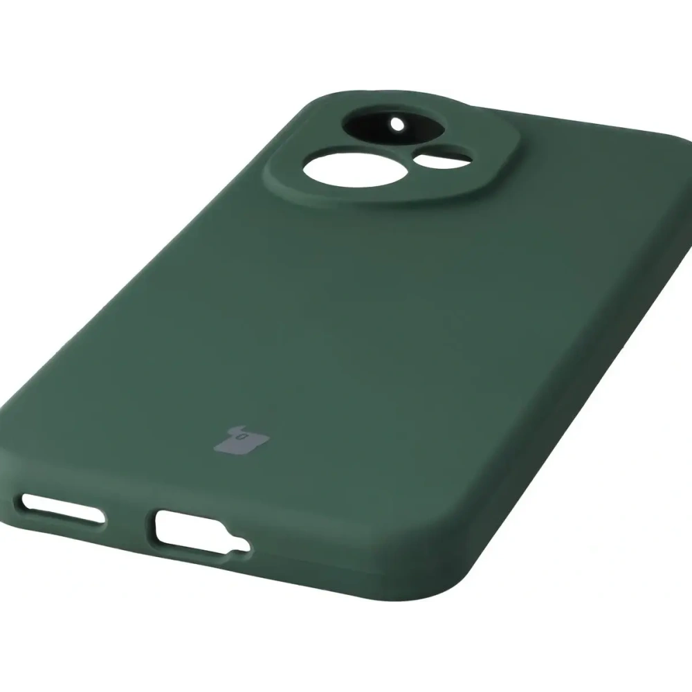Silikonowe etui Bizon Soft Case do Honor 400 ciemnozielone