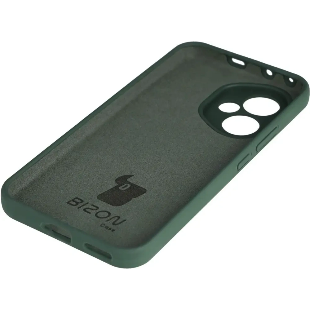Silikonowe etui Bizon Soft Case do Honor 400 ciemnozielone