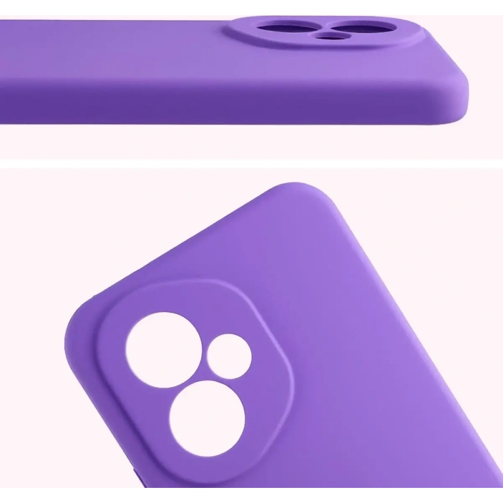Silikonowe etui Bizon Soft Case do Honor 400 fioletowe