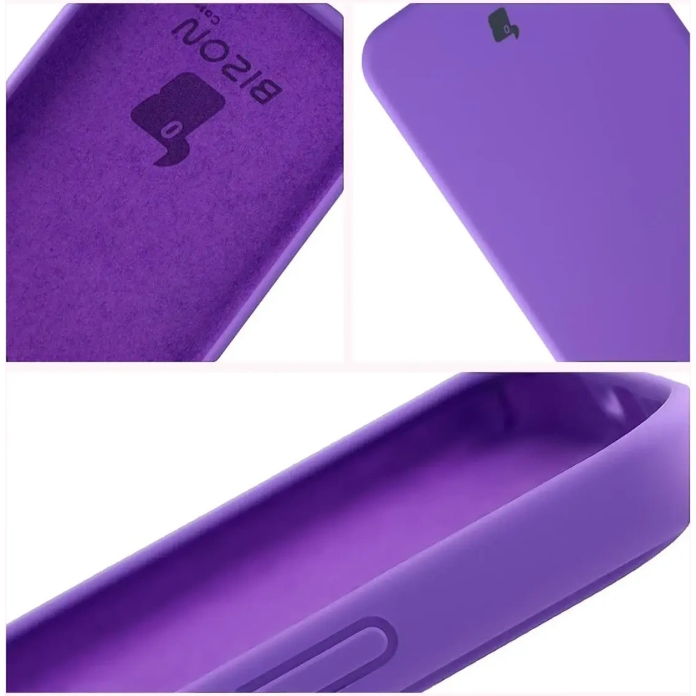 Silikonowe etui Bizon Soft Case do Honor 400 fioletowe