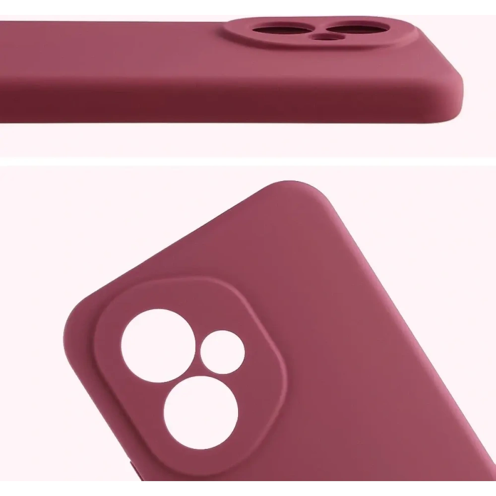 Silikonowe etui Bizon Soft Case do Honor 400 ciemnofioletowe