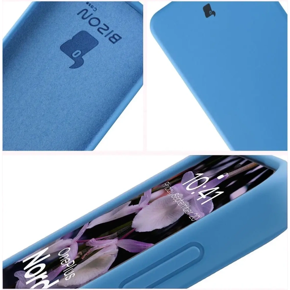 Silikonowe etui Bizon Soft Case do OnePlus Nord 5 niebieskie
