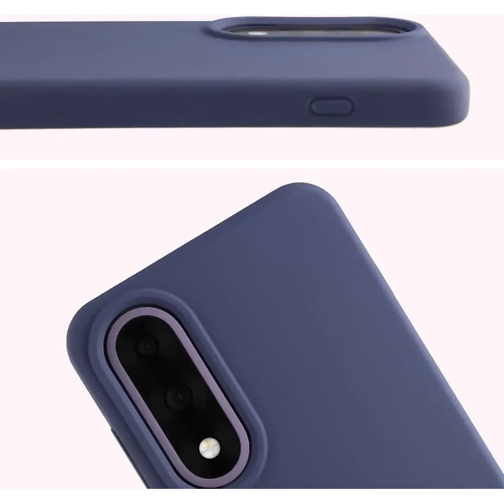 Silikonowe etui Bizon Soft Case do OnePlus Nord 5 ciemnoniebieskie