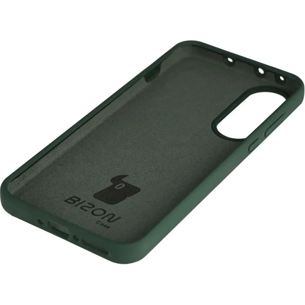 Silikonowe etui Bizon Soft Case do OnePlus Nord 5 ciemnozielone