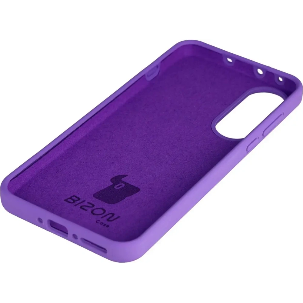 Silikonowe etui Bizon Soft Case do OnePlus Nord 5 fioletowe