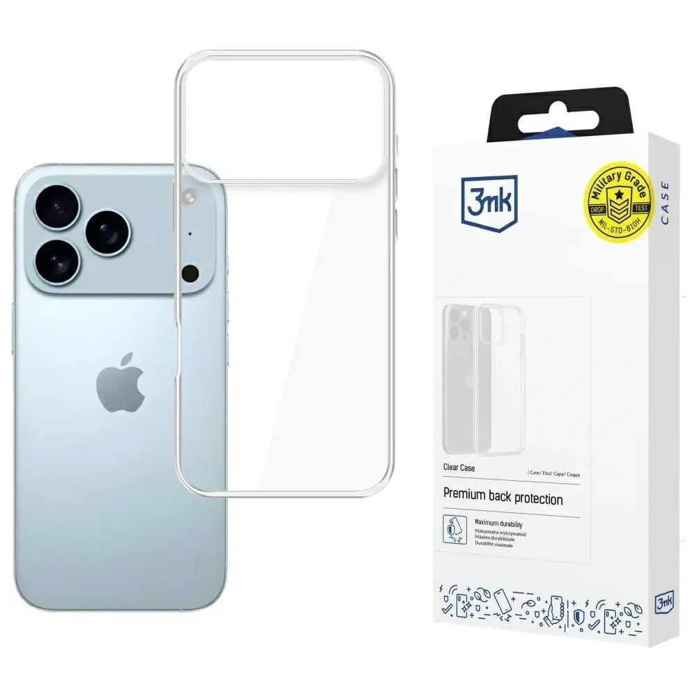 Etui 3MK Clear Case do Apple iPhone 17 Pro