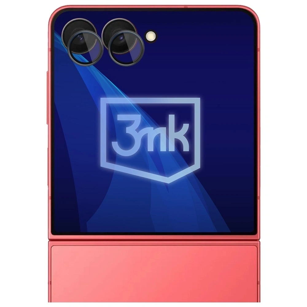 Szkło hartowane na obiektyw aparatu 3MK Lens Protection Pro do Samsung Galaxy Z Flip7 czarny