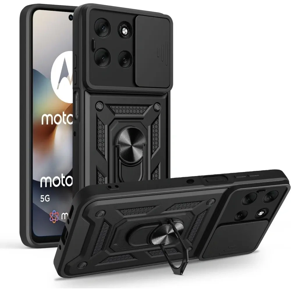 Etui Tech-Protect Camshield Pro do Motorola Moto G56 5G Black