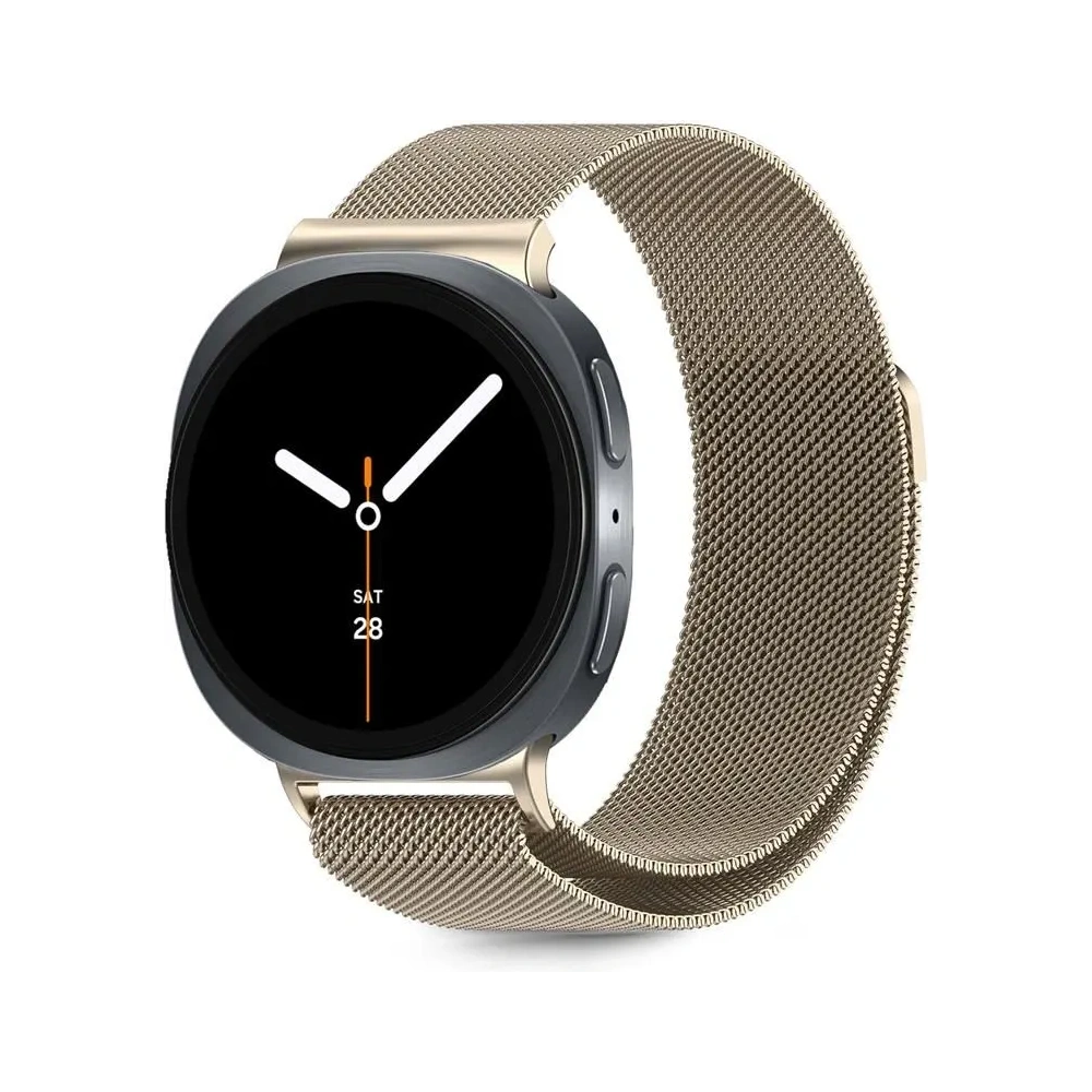 Pasek Tech-Protect Milaneseband do Samsung Galaxy Watch 8 / Classic 40/44/46mm Starlight