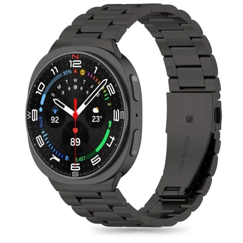 Bransoleta Tech-Protect Stainless do Samsung Galaxy Watch 8 / Classic 40/44/46mm Black