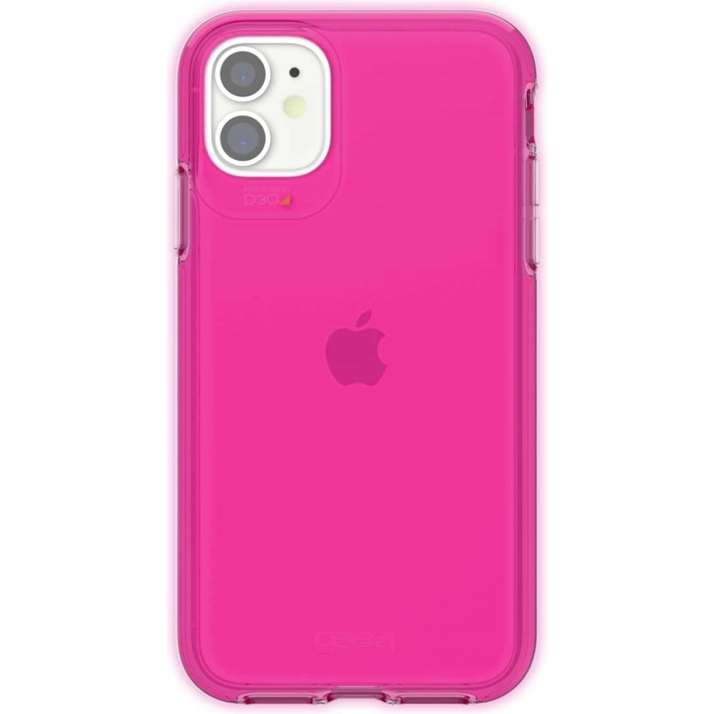 Etui GEAR4 D3O Crystal Palace Apple iPhone 11 (Neon Pink)
