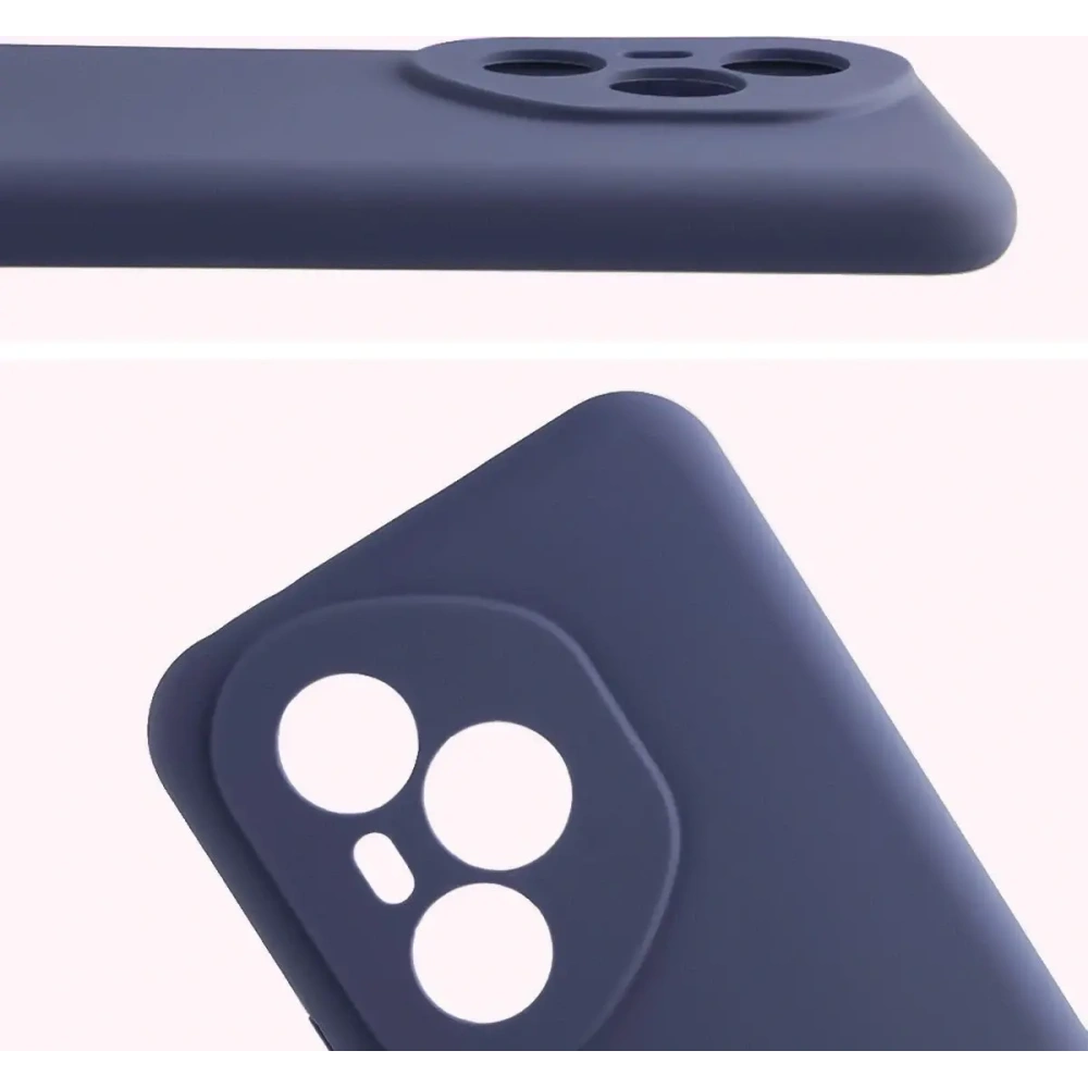 Silikonowe etui Bizon Soft Case do Honor 400 Pro ciemnoniebieskie