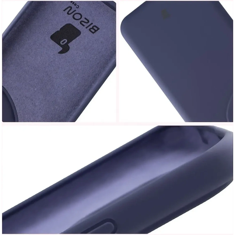 Silikonowe etui Bizon Soft Case do Honor 400 Pro ciemnoniebieskie
