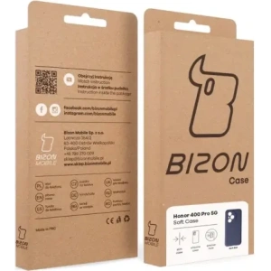 Silikonowe etui Bizon Soft Case do Honor 400 Pro ciemnoniebieskie
