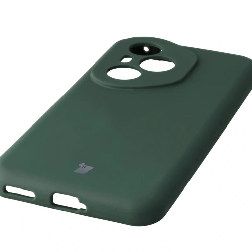 Silikonowe etui Bizon Soft Case do Honor 400 Pro ciemnozielone