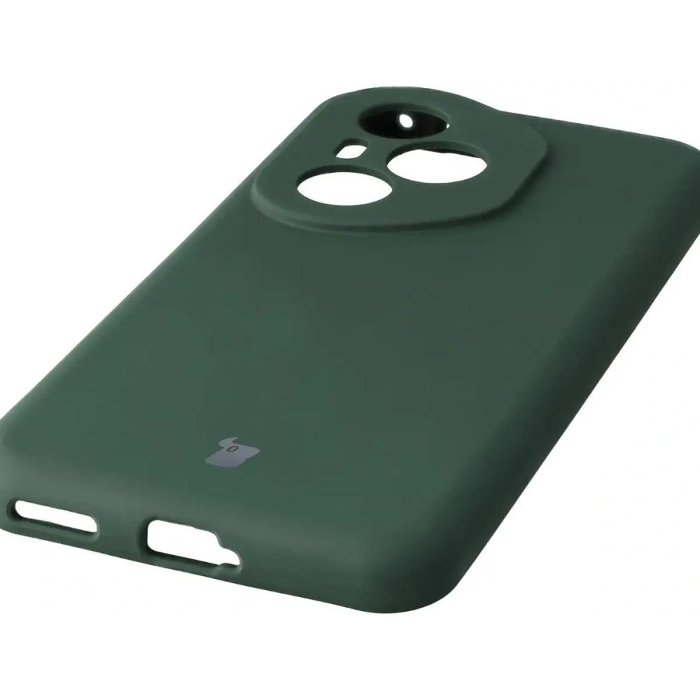 Silikonowe etui Bizon Soft Case do Honor 400 Pro ciemnozielone
