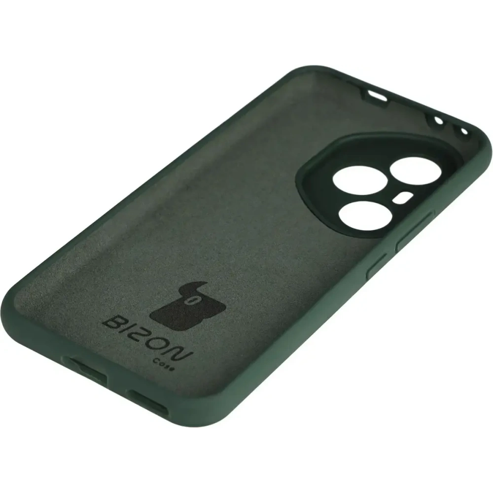 Silikonowe etui Bizon Soft Case do Honor 400 Pro ciemnozielone