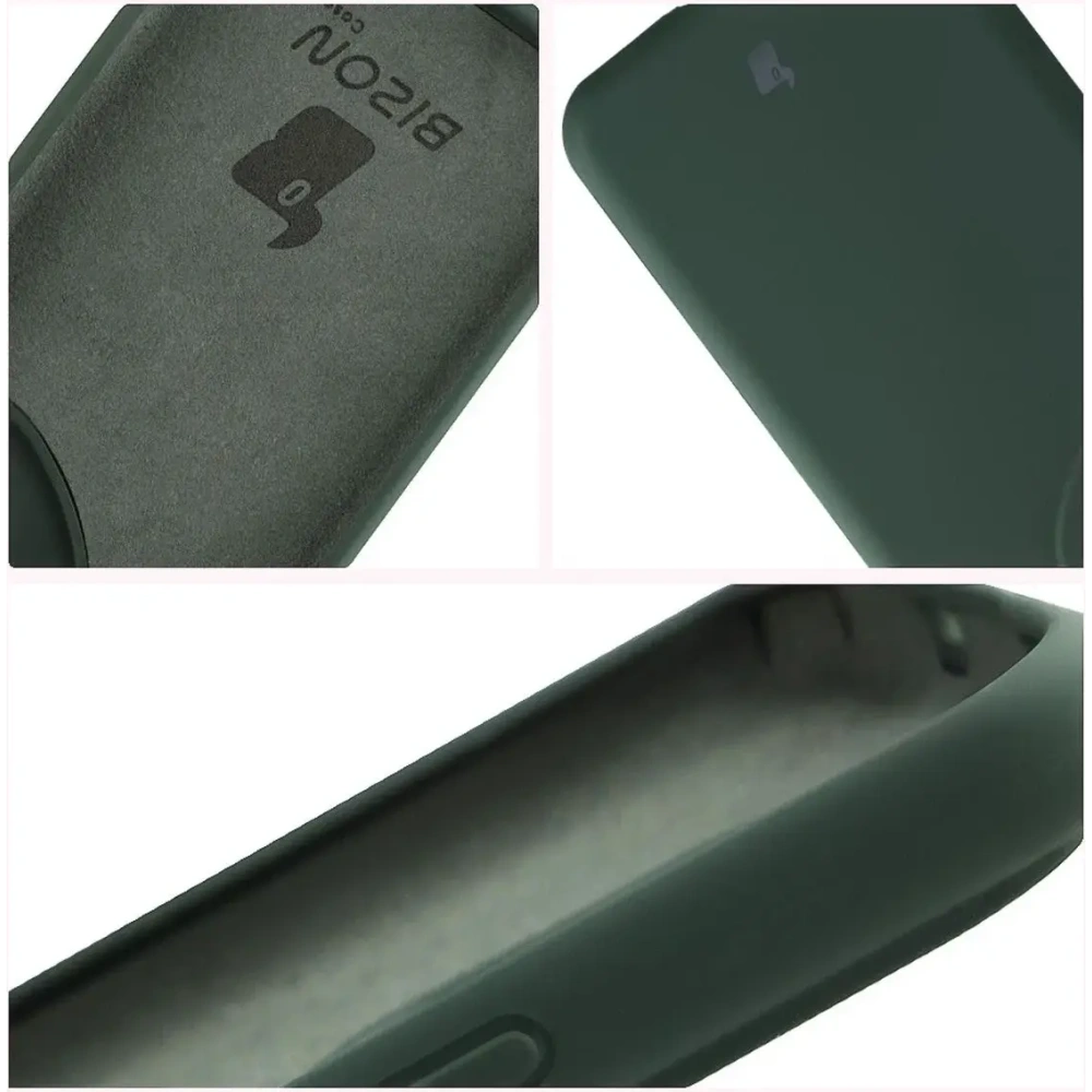 Silikonowe etui Bizon Soft Case do Honor 400 Pro ciemnozielone