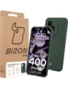 Silikonowe etui Bizon Soft Case do Honor 400 Pro ciemnozielone