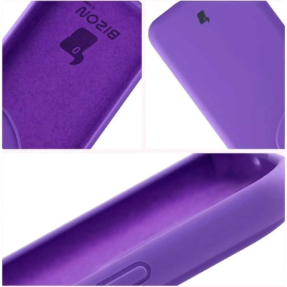 Silikonowe etui Bizon Soft Case do Honor 400 Pro fioletowe