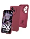 Silikonowe etui Bizon Soft Case do Honor 400 Pro ciemnofioletowe