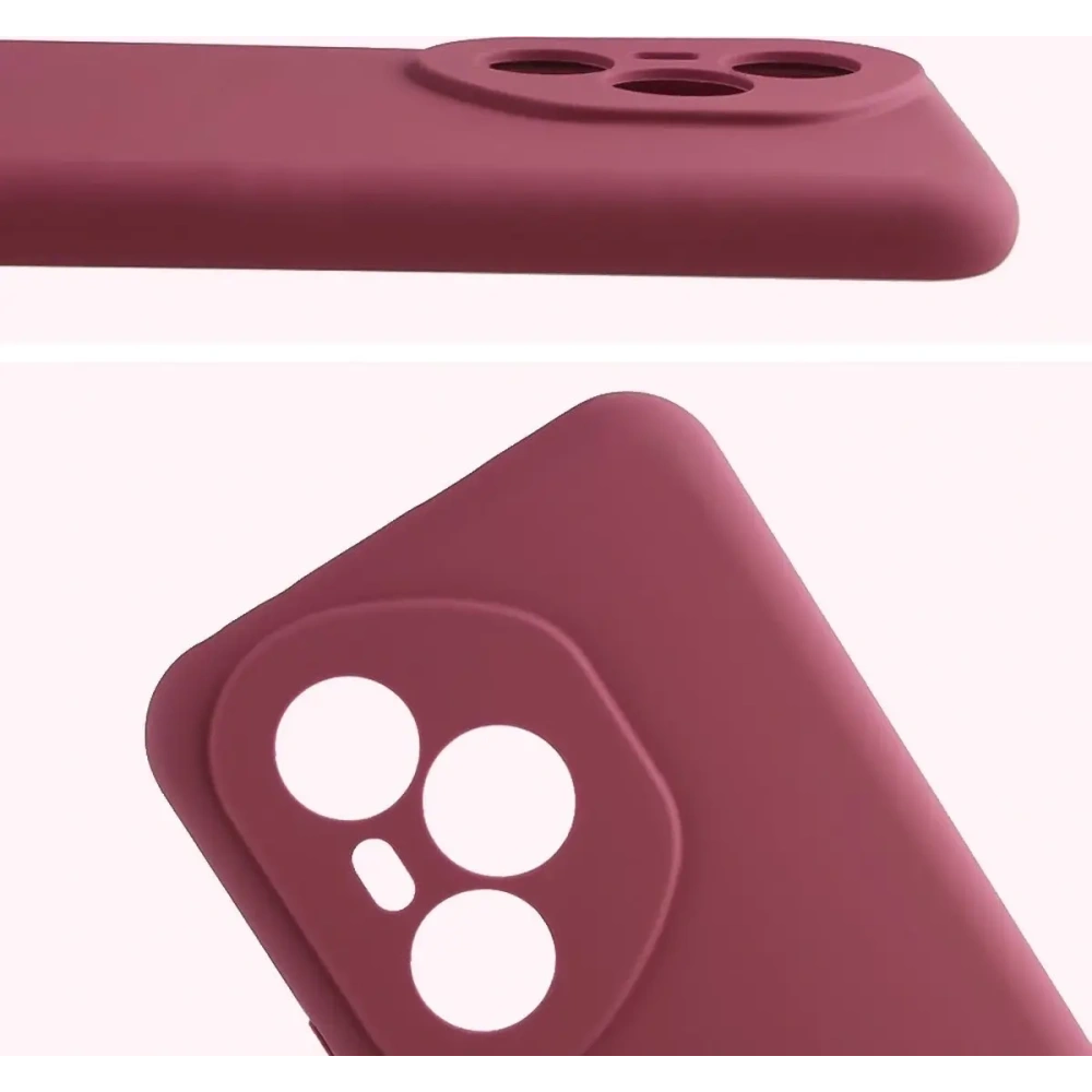 Silikonowe etui Bizon Soft Case do Honor 400 Pro ciemnofioletowe