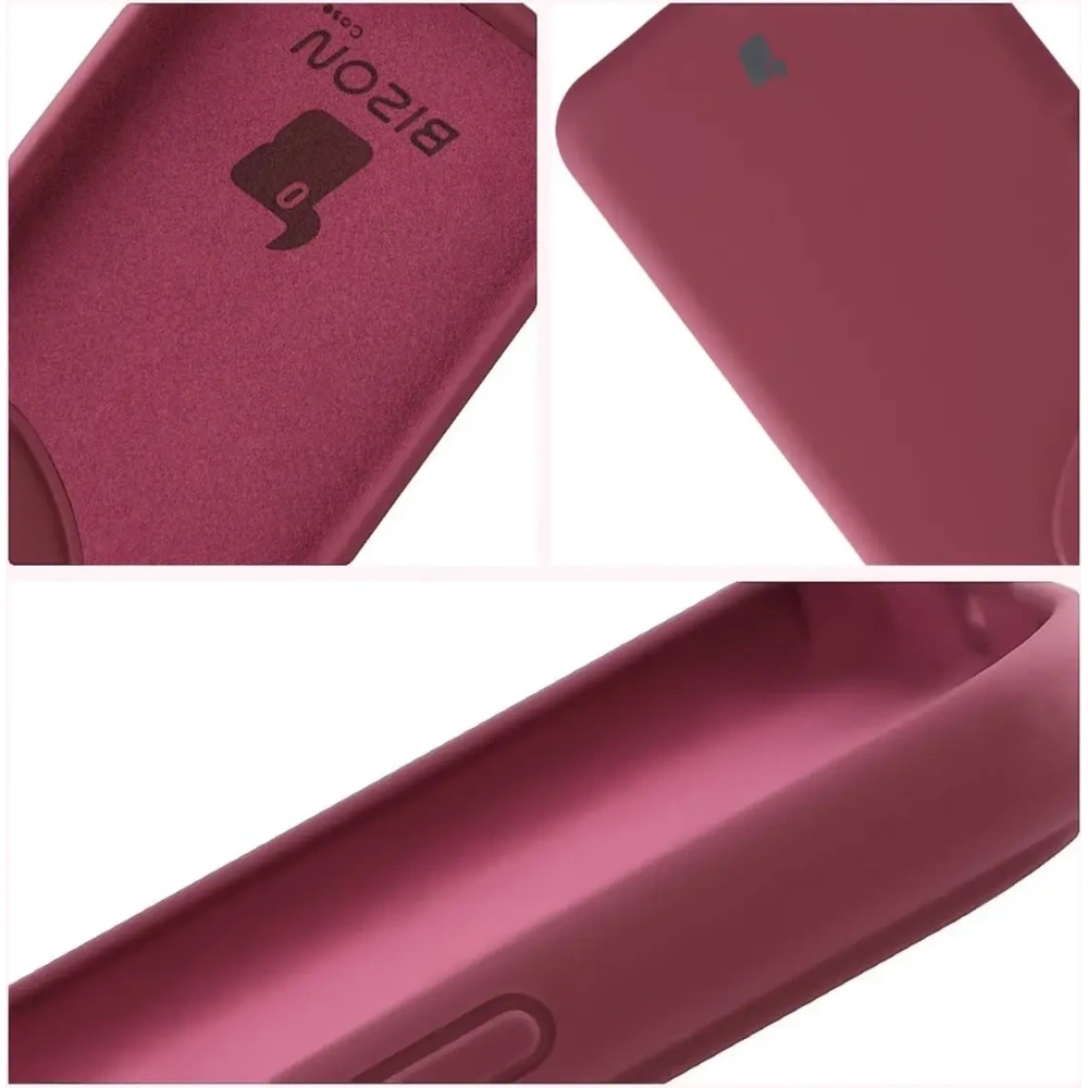 Silikonowe etui Bizon Soft Case do Honor 400 Pro ciemnofioletowe