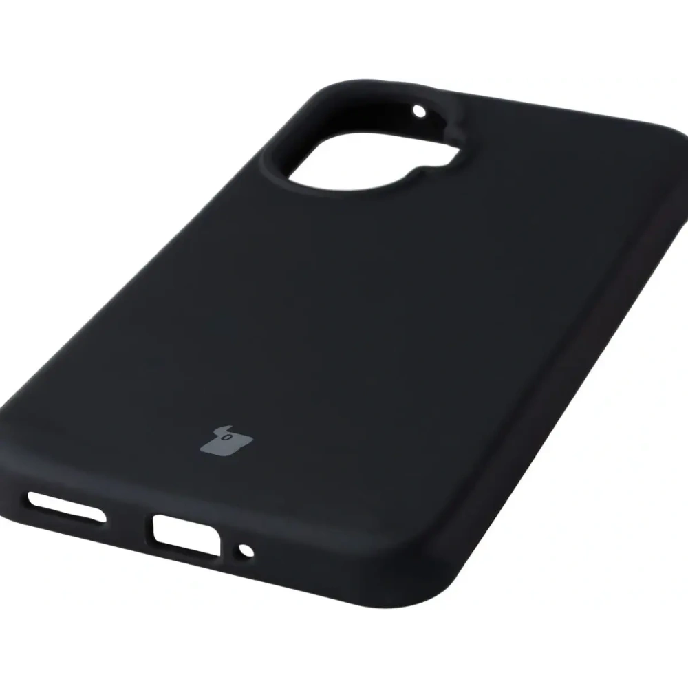 Silikonowe etui Bizon Soft Case do Xiaomi POCO F7 czarne