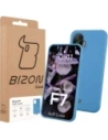 Silikonowe etui Bizon Soft Case do Xiaomi POCO F7 niebieskie