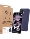 Silikonowe etui Bizon Soft Case do Xiaomi POCO F7 ciemnoniebieskie