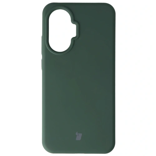 Silikonowe etui Bizon Soft Case do Xiaomi POCO F7 ciemnozielone