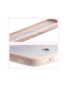 Etui z pierścieniem magnetycznym Bizon Case MatteO do Xiaomi POCO F7 przydymione-różowe