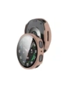 Etui ze szkłem do zegarka Bizon Case+Glass Watch do Samsung Galaxy Watch 8 40mm różowe
