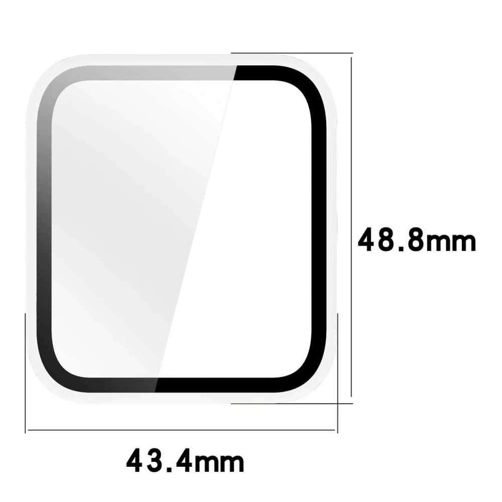 Etui ze szkłem do zegarka Bizon Case+Glass Watch do Garmin Venu X1 przezroczyste