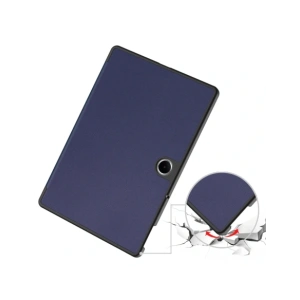 Etui z klapką Bizon Case Tab Croc do OnePlus Pad Lite / Oppo Pad SE granatowe