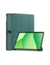 Etui z klapką Bizon Case Tab Croc do OnePlus Pad Lite / Oppo Pad SE ciemnozielone